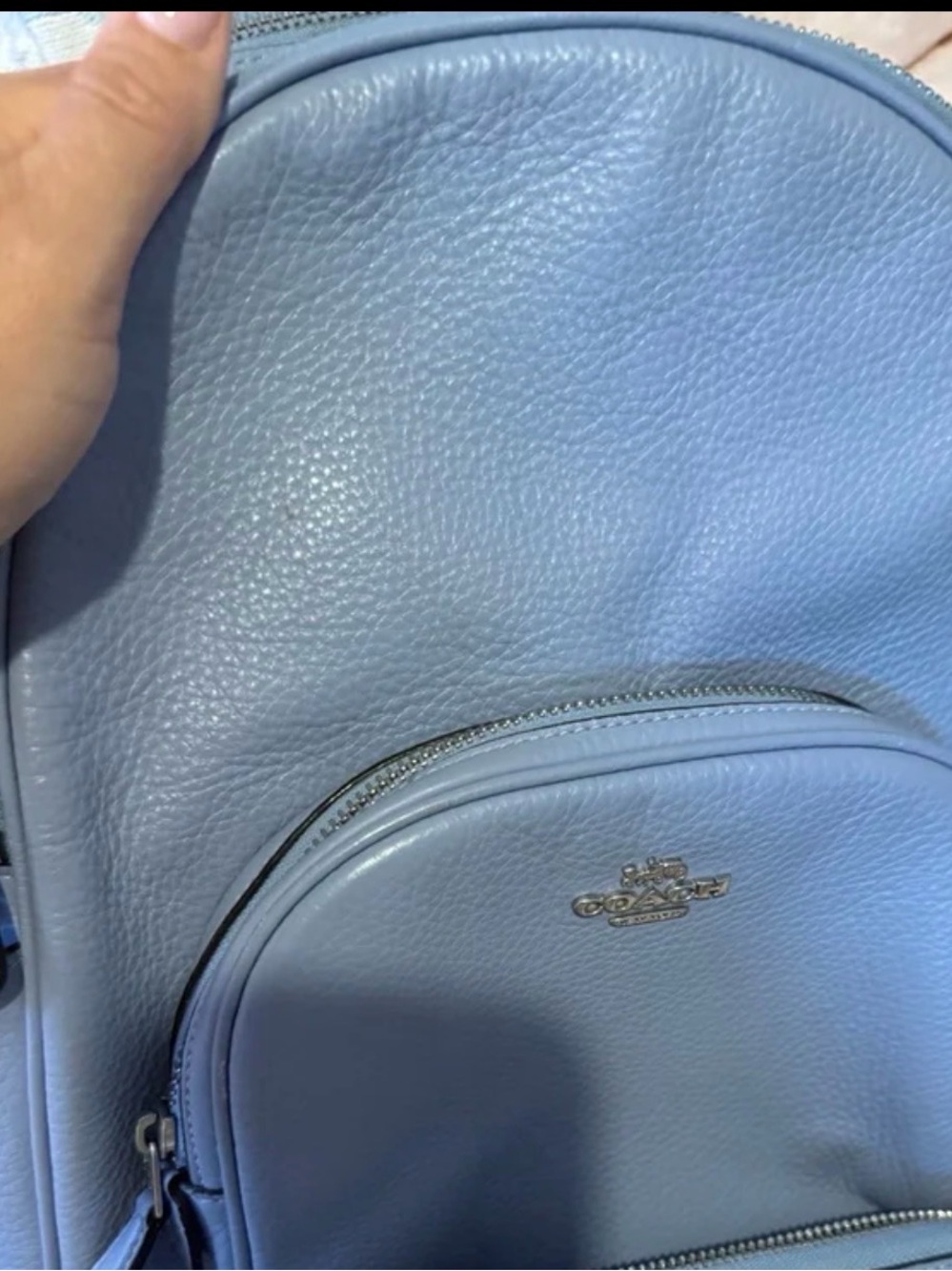 Coach Pebbled Leather Backpack